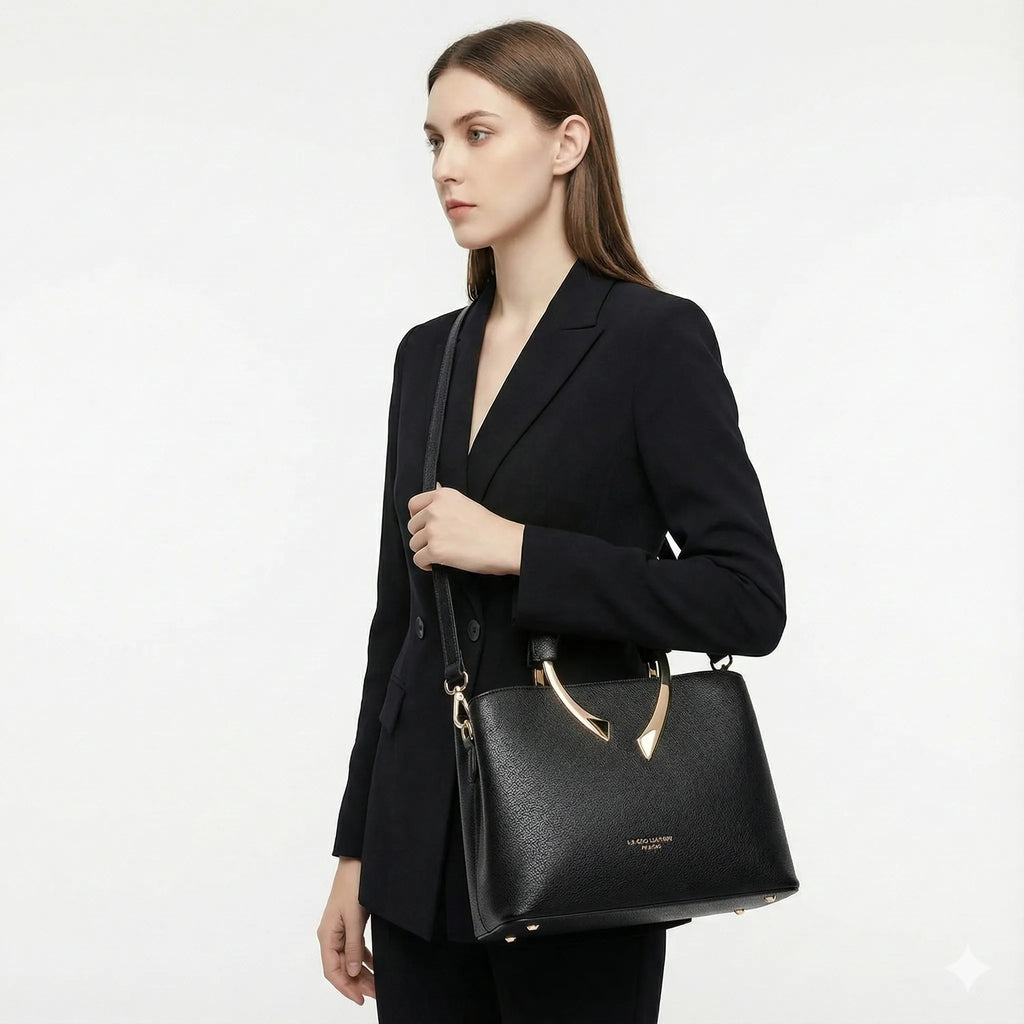 Bolsa em Couro Legítimo Transversal - Uiva