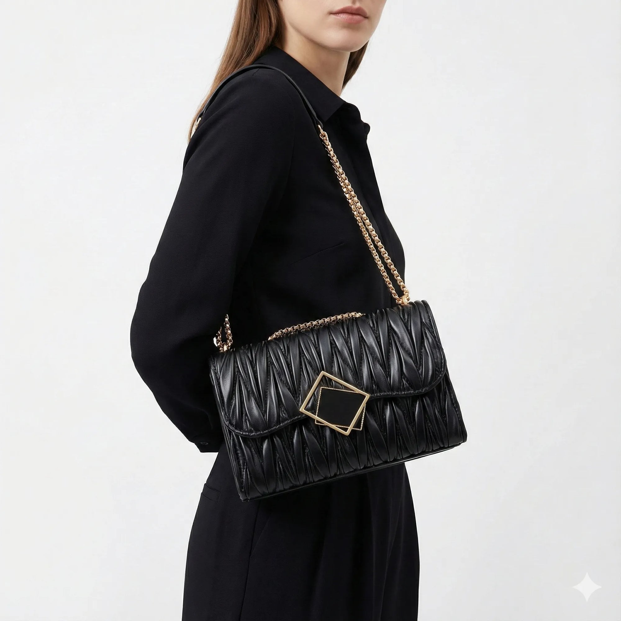 Bolsa Compacta em Couro - Vienza