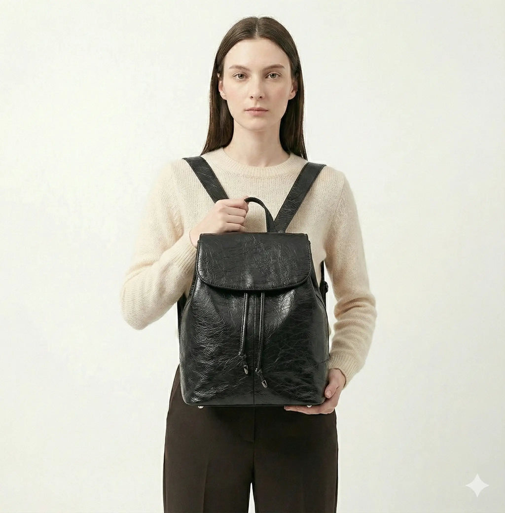 Mochila Feminina em Couro Legítimo - Solene