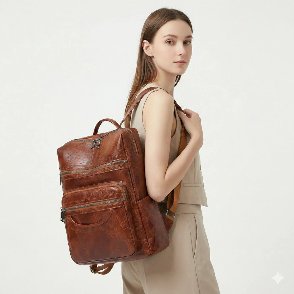 Mochila Feminina em Couro Legítimo - Juliete