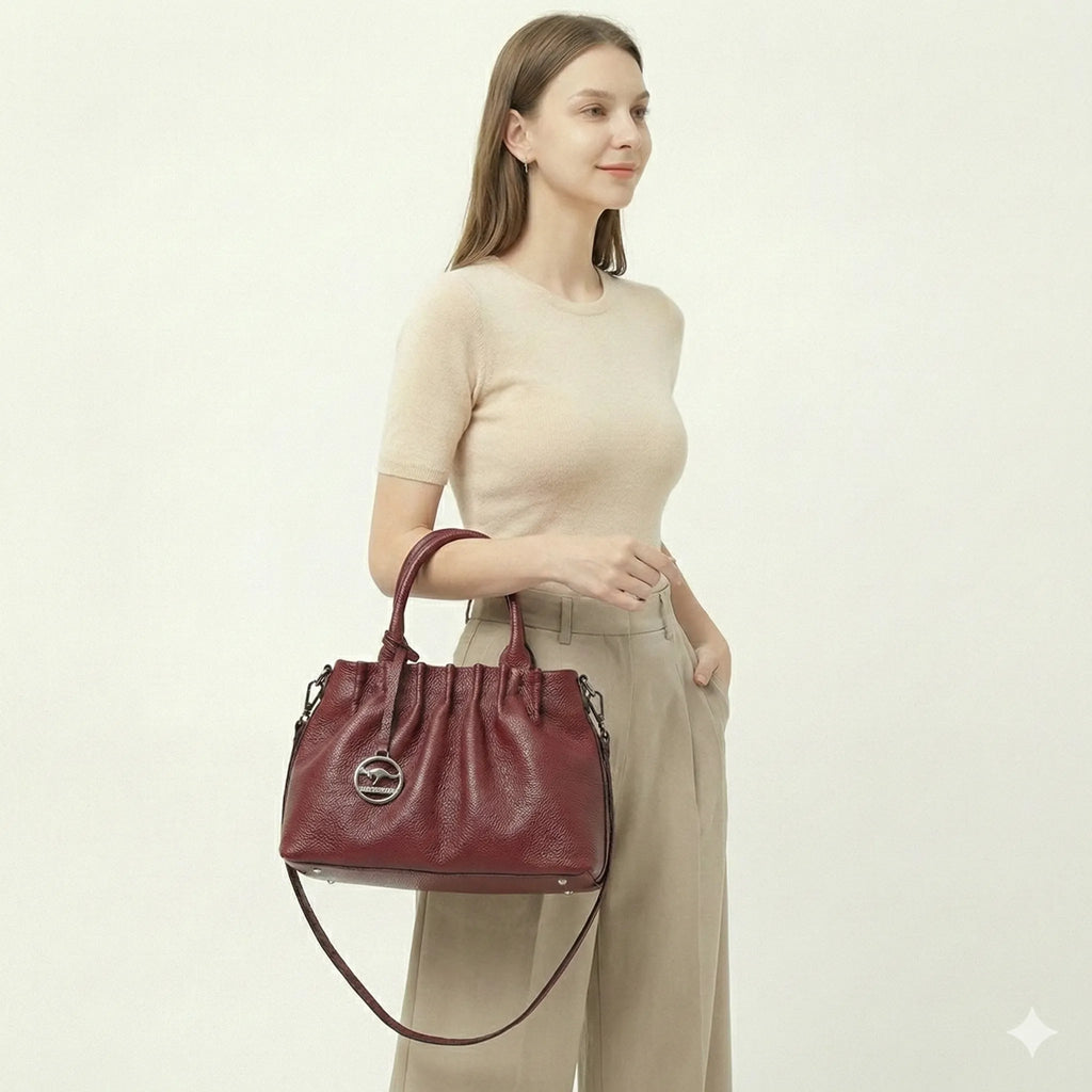 Bolsa em Couro Legítimo - Italia