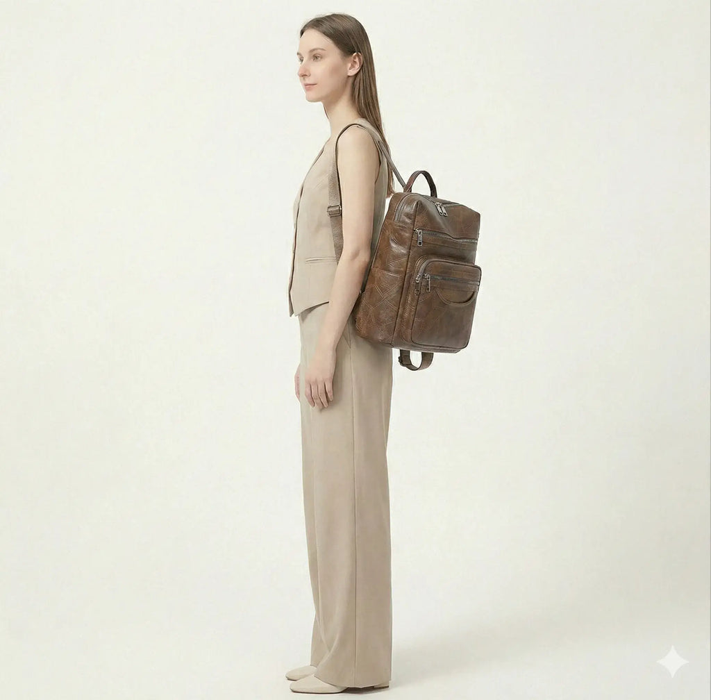 Mochila Feminina em Couro Legítimo - Juliete