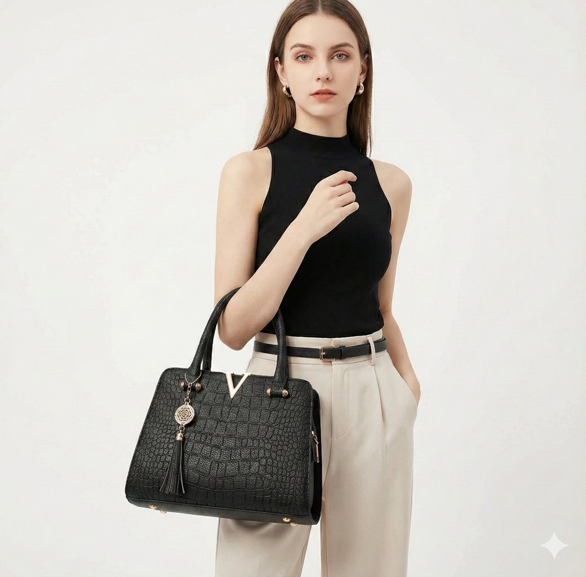 Bolsa em Couro Legítimo - Veneza