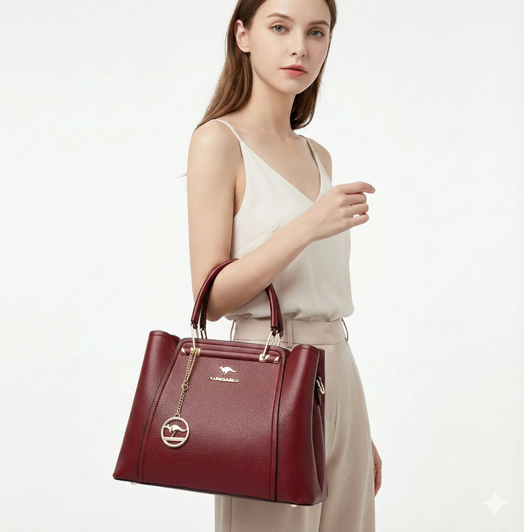 Bolsa em Couro Legítimo Transversal Luxuosa - Style Couer