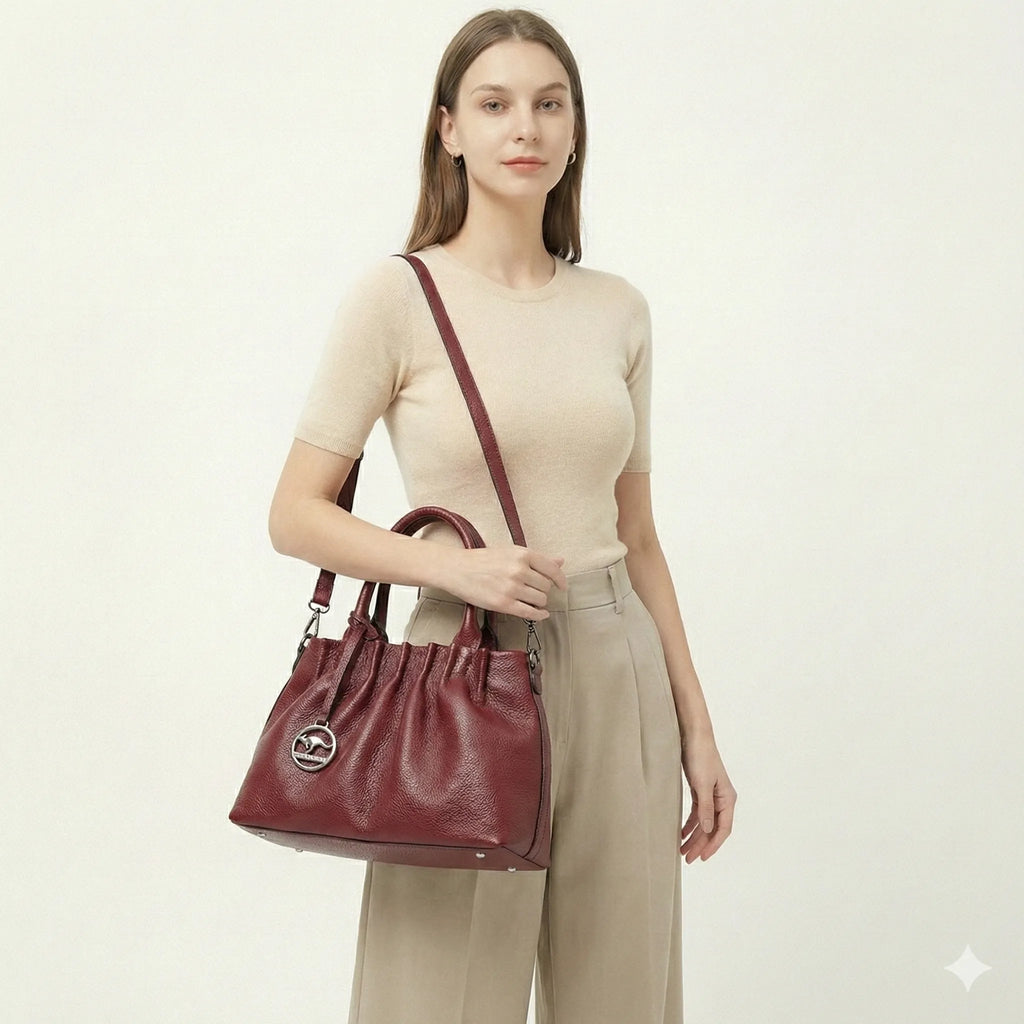Bolsa em Couro Legítimo - Italia