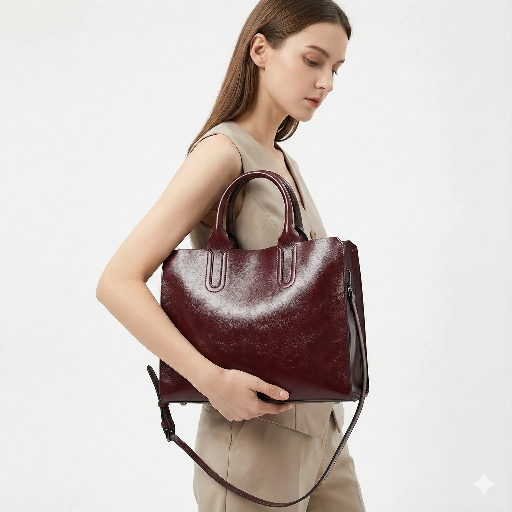 Bolsa em Couro Legítimo - Criz