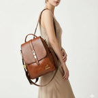 Mochila Feminina de Couro Legítimo - Serene