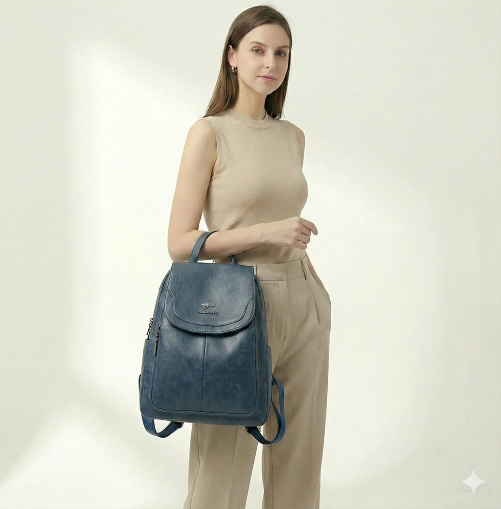 Mochila Feminina em Couro Legítimo - Couer