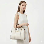 Bolsa Feminina em Couro Legítimo Transversal Luxuosa - Atena