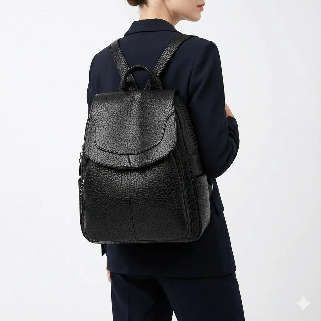 Mochila Feminina em Couro Legítimo - Camila