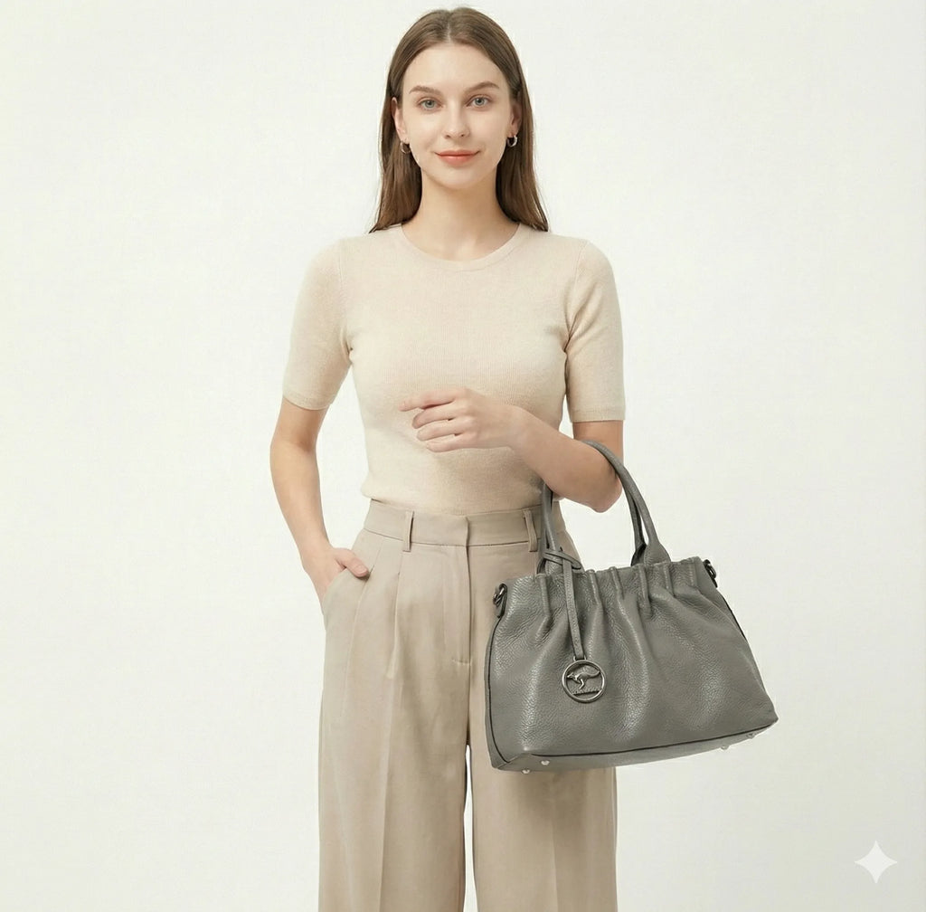 Bolsa em Couro Legítimo - Italia
