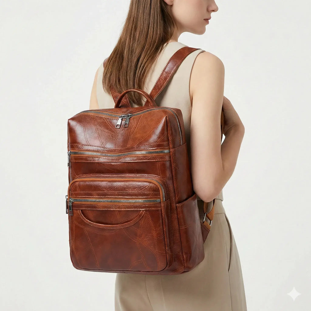 Mochila Feminina em Couro Legítimo - Juliete