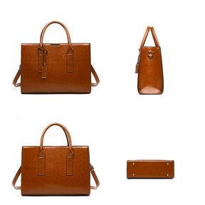 Conjunto em Couro Bolsa + 2 Carteira - Zayna