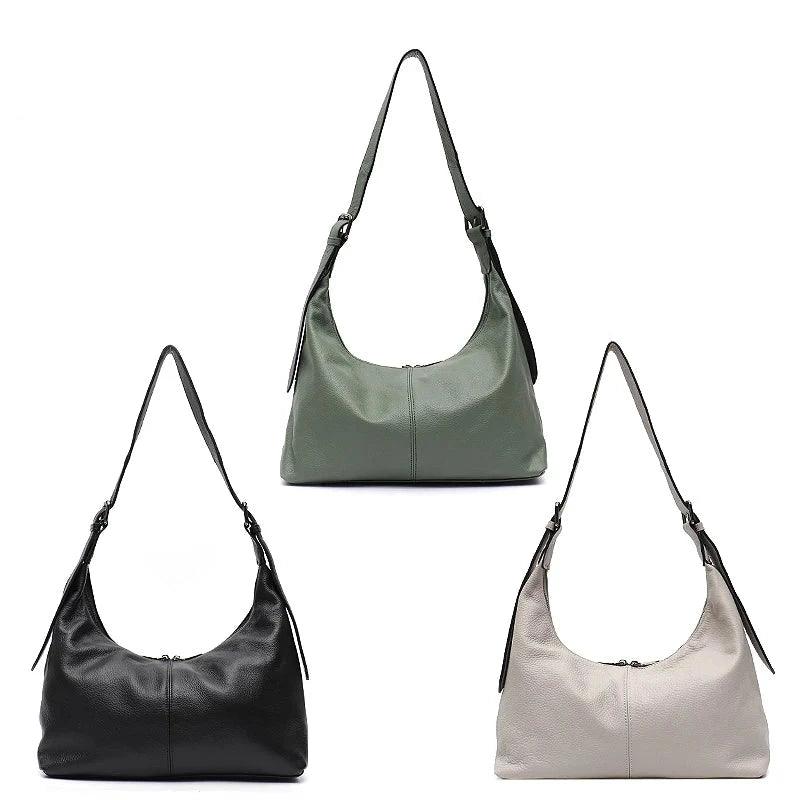 Bolsa Tipo Carteiro em Couro Legítimo - Agatha