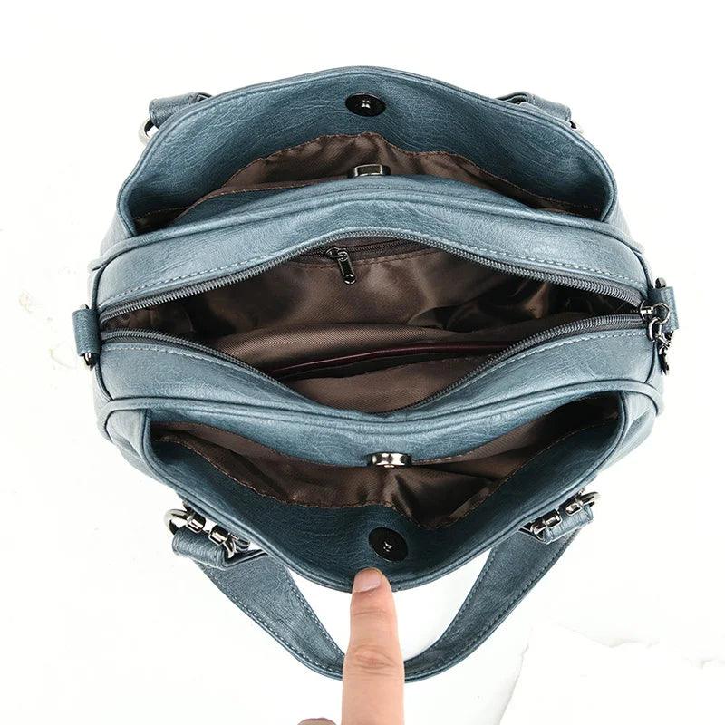 Bolsa em Couro Legítimo - Bianca