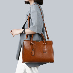 Conjunto em Couro Bolsa + 2 Carteira - Zayna
