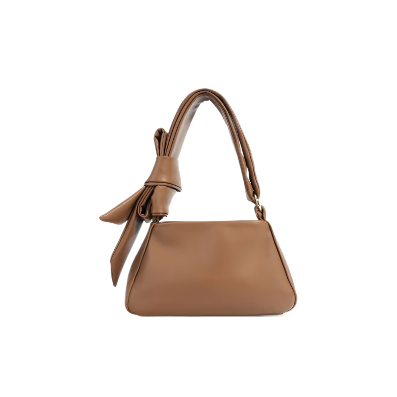 Bolsa Couro Legítimo Tiracolo Laço Hilda