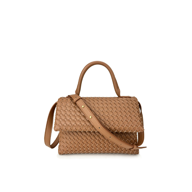Bolsa Trançada Couro Legítimo Débora