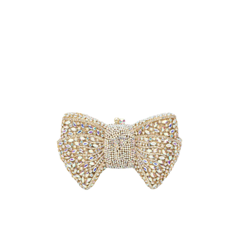 Bolsa Laço Clutch Strass Bianca