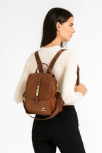 Mochila Feminina de Couro Legítimo - Serene