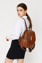 Mochila Feminina de Couro Legítimo - Serene