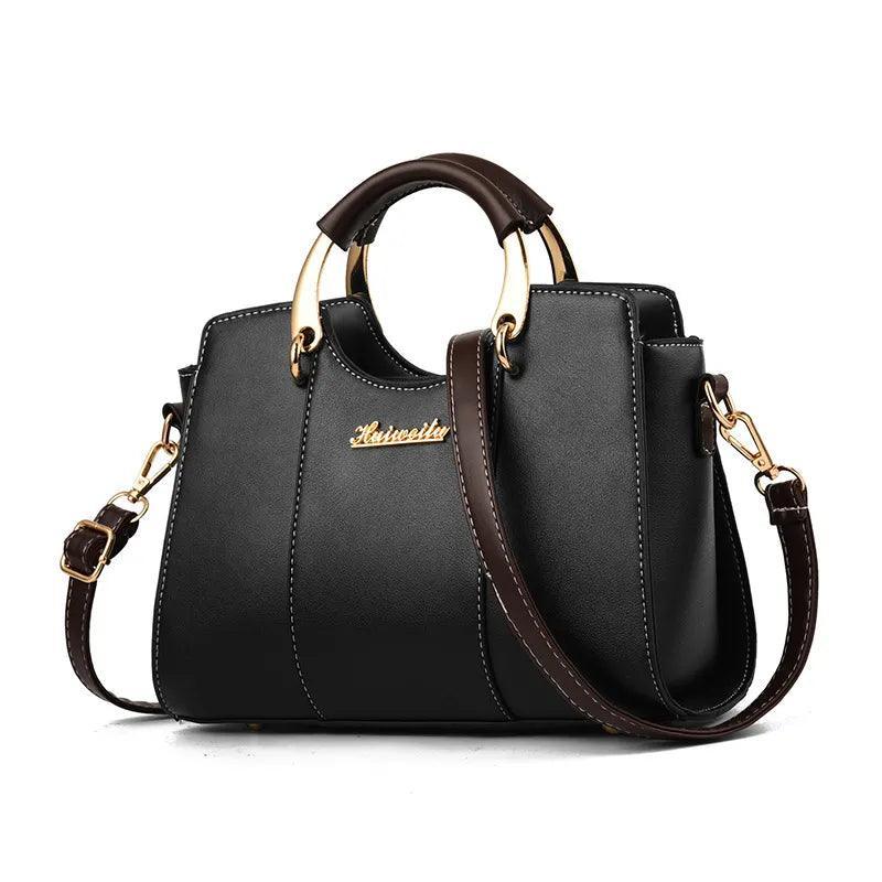 Bolsa Feminina de Couro Legítimo Transversal Luxuosa - Atena - LuxoCouer