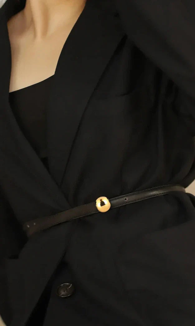 Cinto Feminino em Couro Legítimo - Esfera