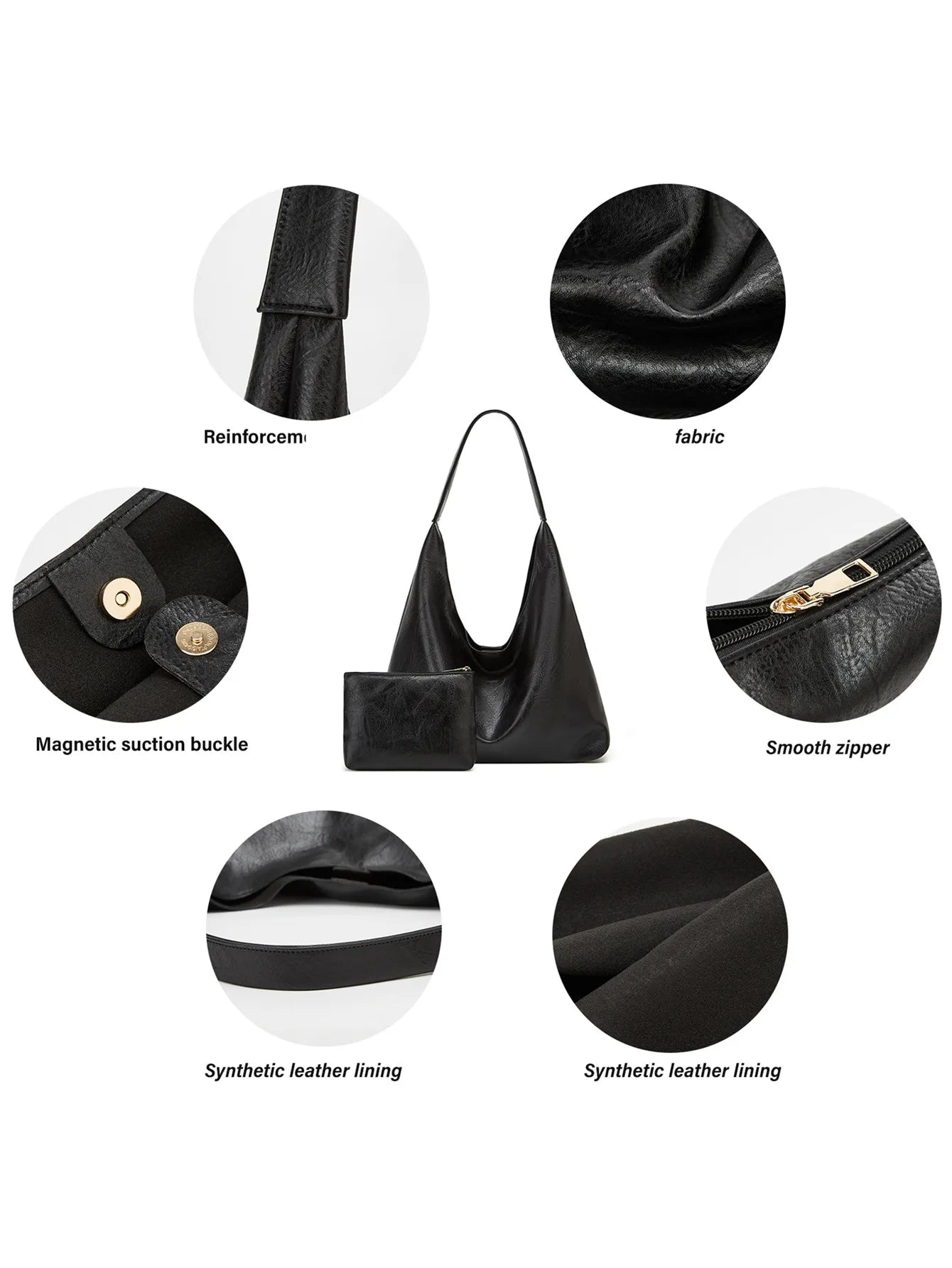 Bolsa em Couro Legítimo Tipo Carteiro + Carteira em Couro - Manz