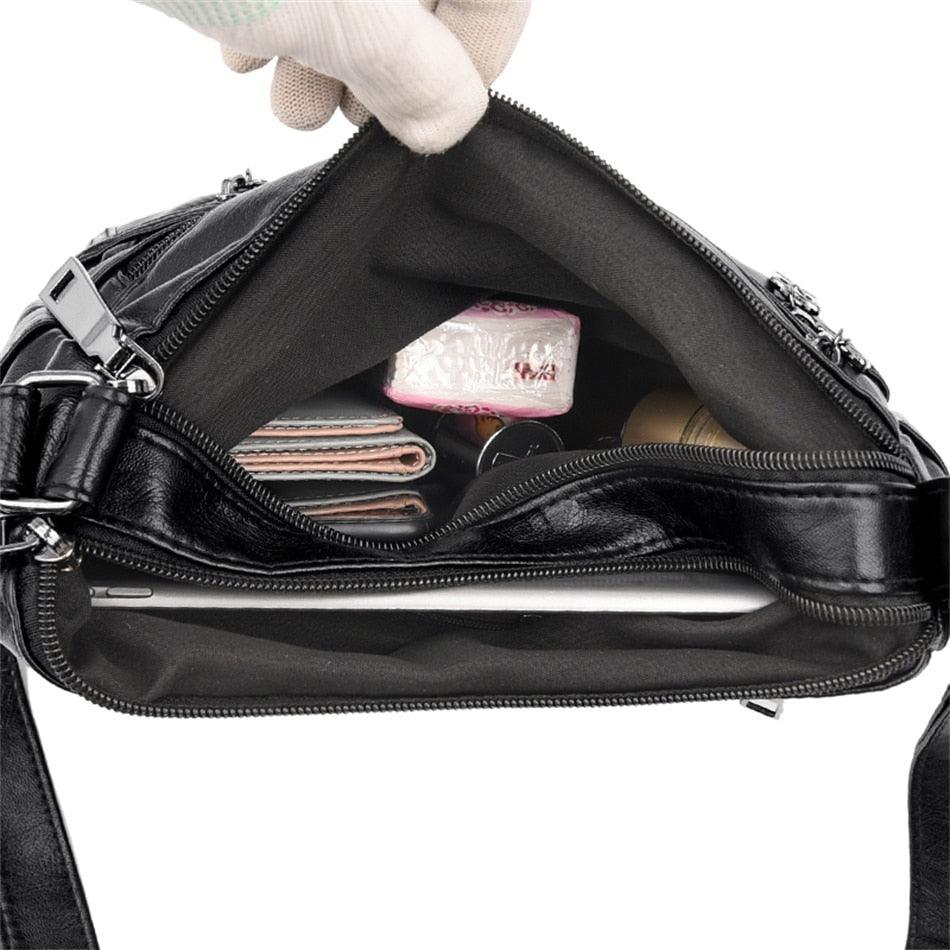 Bolsa Feminina em Couro Legítimo - Maria - LuxoCouer