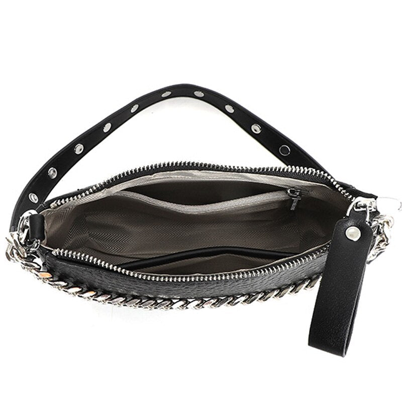 Bolsa Tiracolo Pequena Couro Legítimo Lara