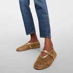 Sapatilha Rede com Fivela Alenna