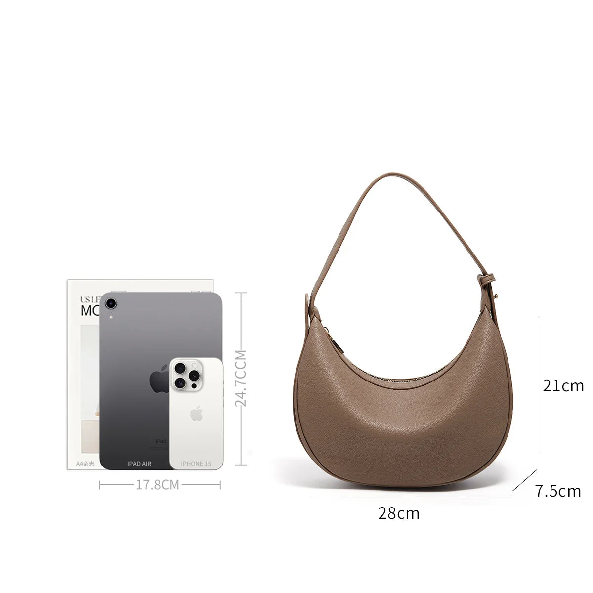 Bolsa em Couro Legíitmo - Ivy