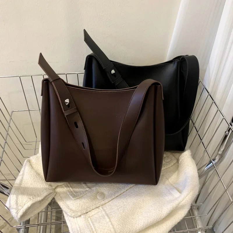 Bolsa em Couro Legítimo + Necessaire - Glass