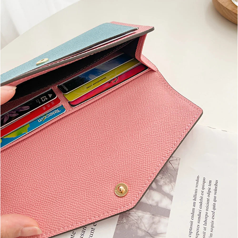 Carteira Feminina Envelope em Couro Legítimo - Prestige