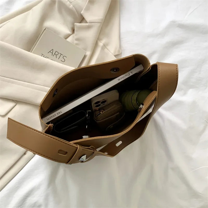 Bolsa em Couro Legítimo + Necessaire - Glass