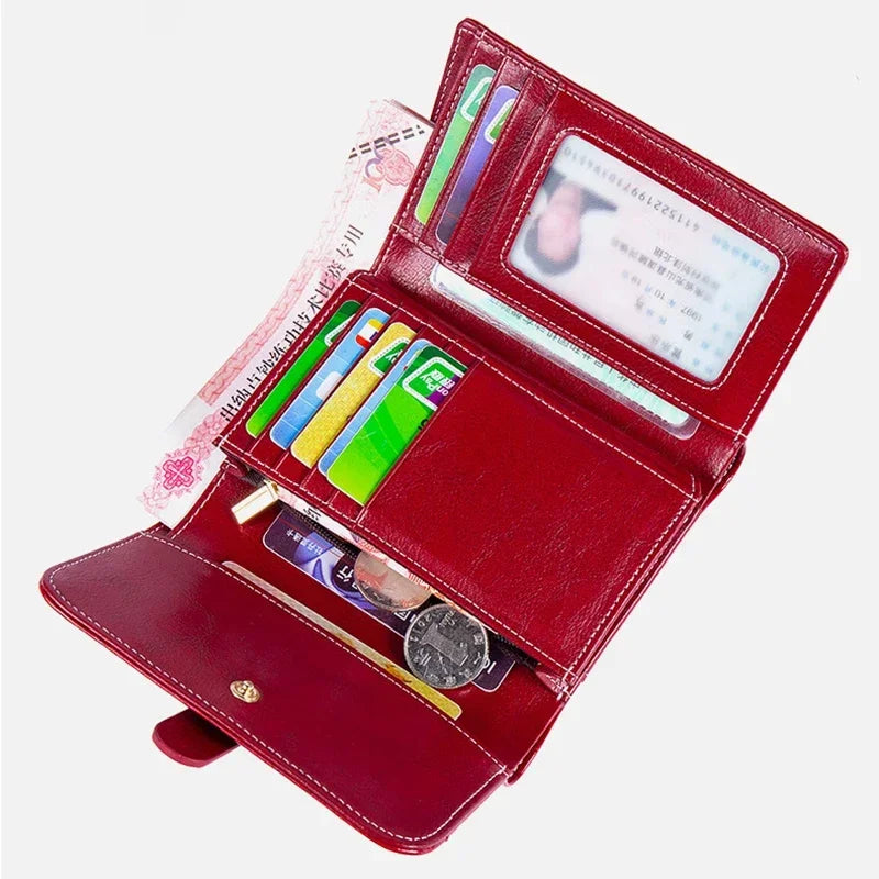 Carteira Feminina em Couro Legítimo - Evelyne