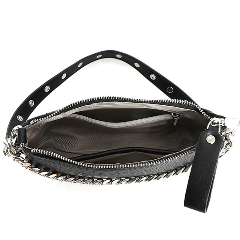 Bolsa Tiracolo Pequena Couro Legítimo Lara