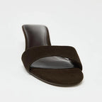 Sandália Tamanco Suede Mirka