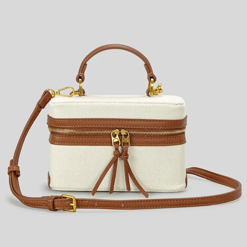 Bolsa Tiracolo Box Canva Fernanda