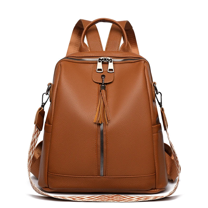 Mochila Feminina em Couro Legítimo - Aeris