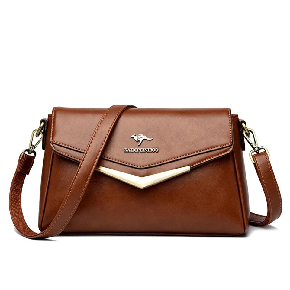 Bolsa em Couro Legítimo - Lona