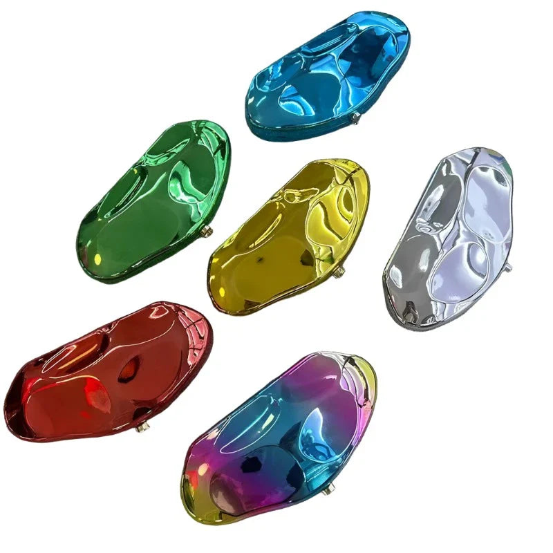 Bolsa Clutch Metalizada Nicole