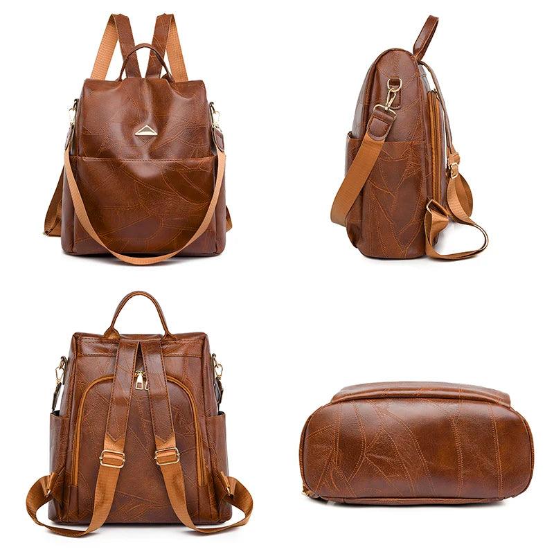 Mochila Feminina em Couro Legítimo - Selene