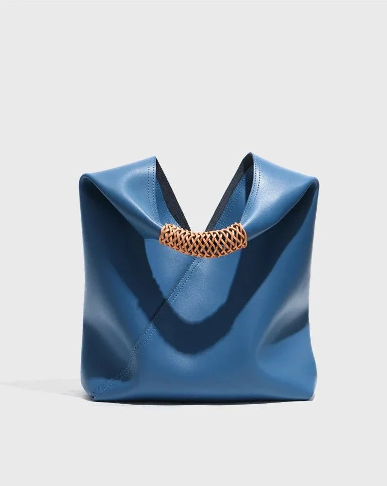 Bolsa Shopping Grande Couro Legítimo Rebeca