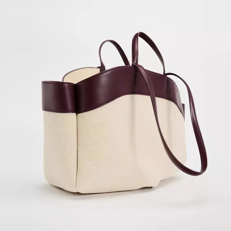 Bolsa Tote Canva Violeta