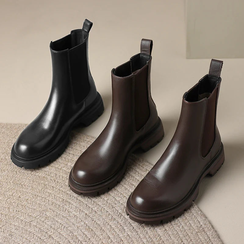 Bota Plataforma Cano Baixo com Elástico