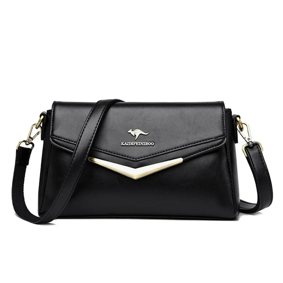 Bolsa em Couro Legítimo - Lona