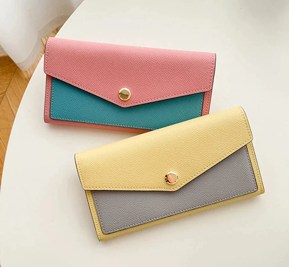 Carteira Feminina Envelope em Couro Legítimo - Prestige