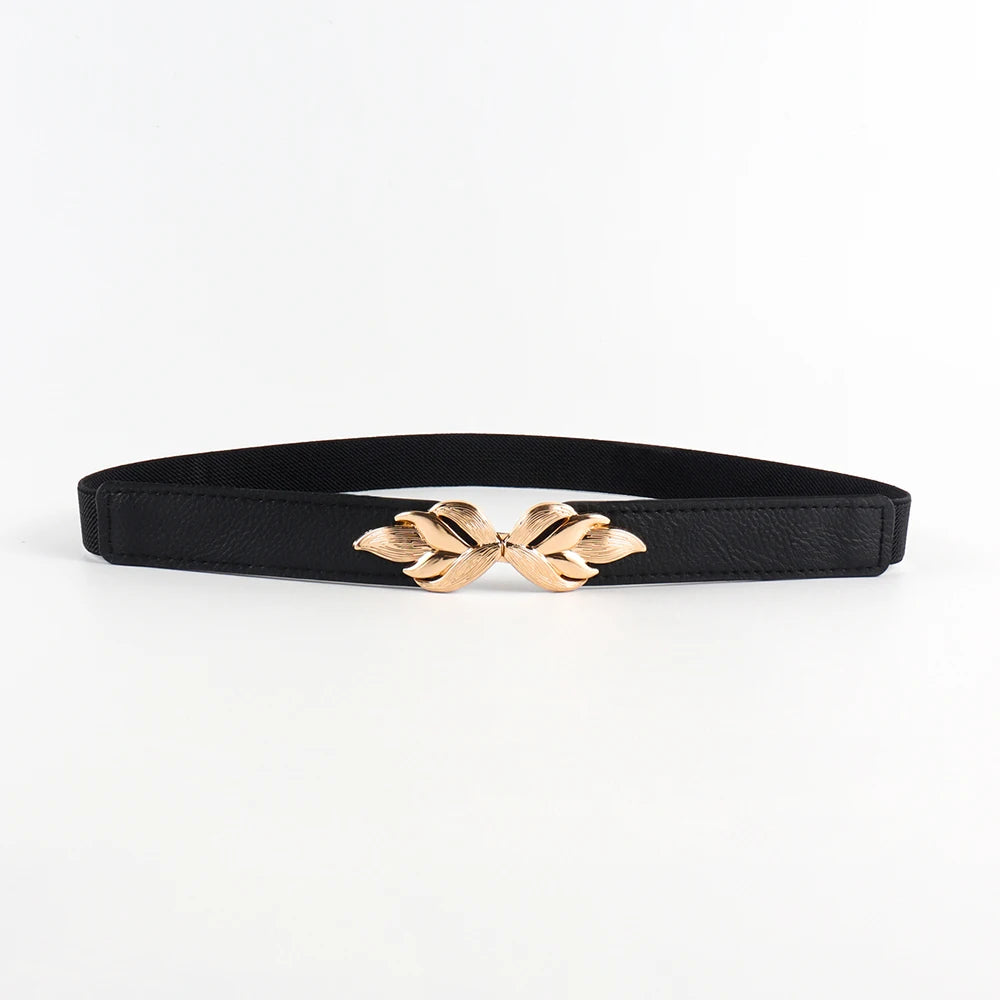 Cinto Feminino em Couro Legítimo com Elastico - Amour