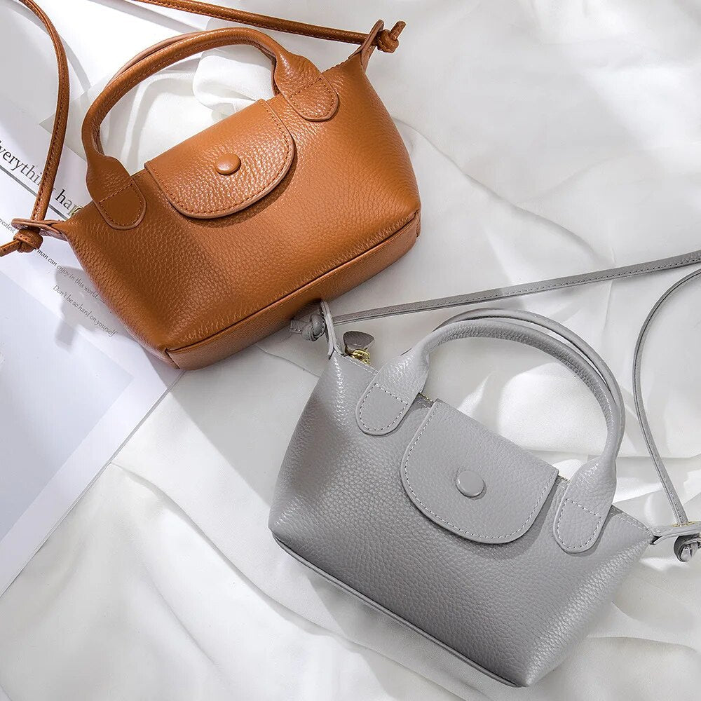 Bolsa Tiracolo Pequena Couro Legítimo Liz